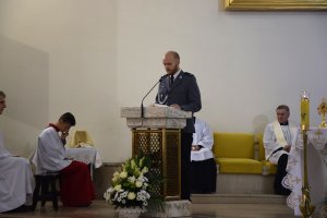 Poświęcenie figury św. Michała Archanioła - patrona policjantów