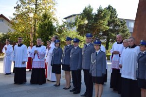 Poświęcenie figury św. Michała Archanioła - patrona policjantów