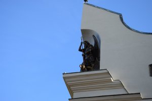 Poświęcenie figury św. Michała Archanioła - patrona policjantów