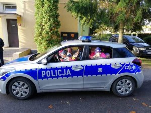 Mundurowi z wizytą w przedszkolu