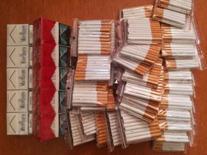 Zabezpieczone papierosy