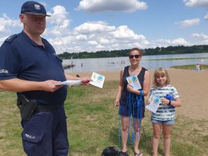 Bezpieczna plaża – działania dzielnicowego z Wieliszewa