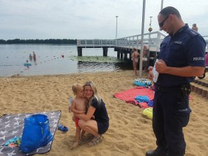 Spotkanie z dziećmi na plaży