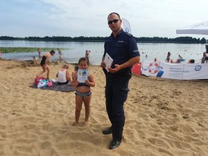 Spotkanie z dziećmi na plaży