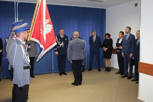Uroczyste objęcie stanowiska Komendanta przez nadkomisarza Krzysztofa Pijanowskiego