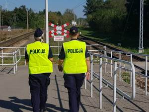 7th Rail Action Week - policjanci wspierają Straż Ochrony Kolei