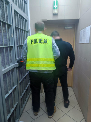 Zatrzymany 28-latek oraz policjant