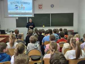 Policjanci z wizytą w wieliszewskim przedszkolu