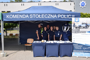 Stołeczni policjanci na Dniu Otwartym w Centrum Szkolenia Policji