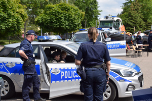 Stołeczni policjanci na Dniu Otwartym w Centrum Szkolenia Policji