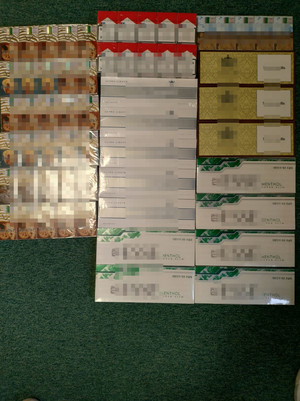 Zabezpieczone papierosy