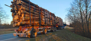 Kontrola drogowa zestawu pojazdów