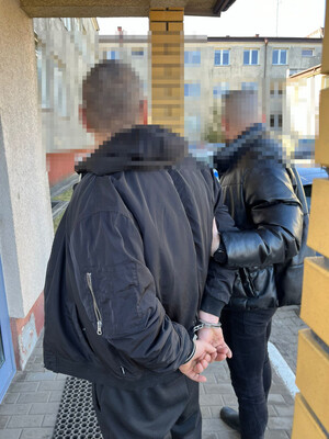 Zatrzymany mężczyzna