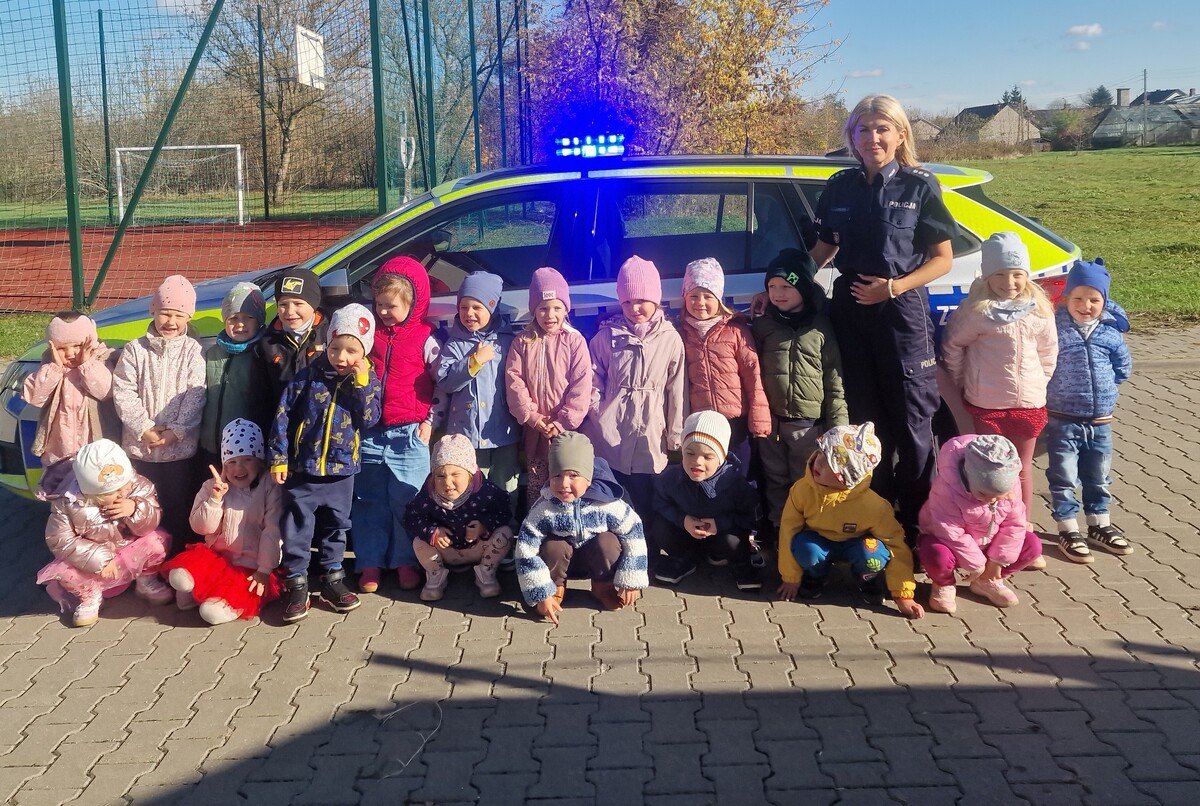 Policjanci edukowali przedszkolaków w powiecie legionowskim